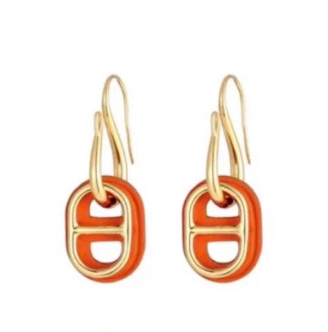 [LUXE JEWELRY]HM O'MAILLON GOLD EARRINGS