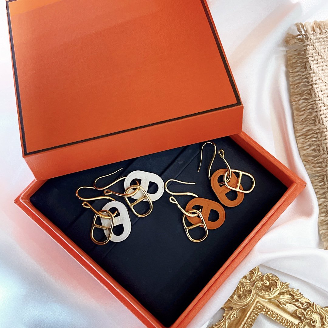 [LUXE JEWELRY]HM O'MAILLON GOLD EARRINGS