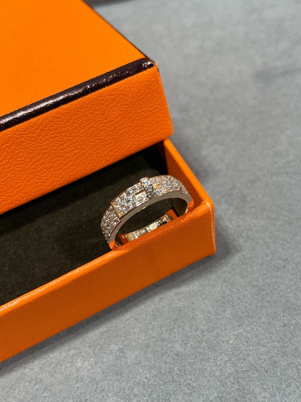 [LUXE JEWELRY]KELLY PINK GOLD DIAMOND RING