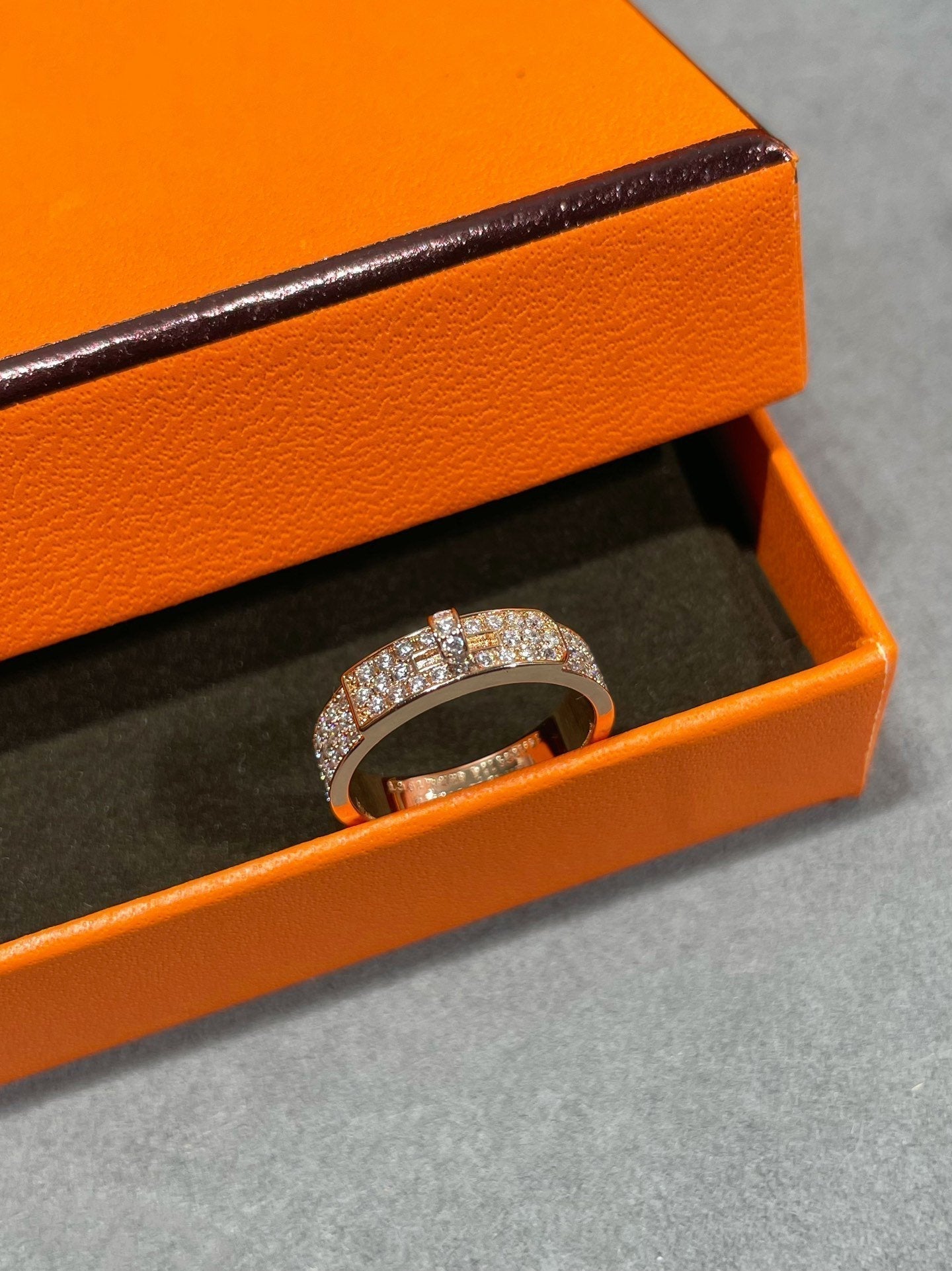 [LUXE JEWELRY]KELLY PINK GOLD DIAMOND RING