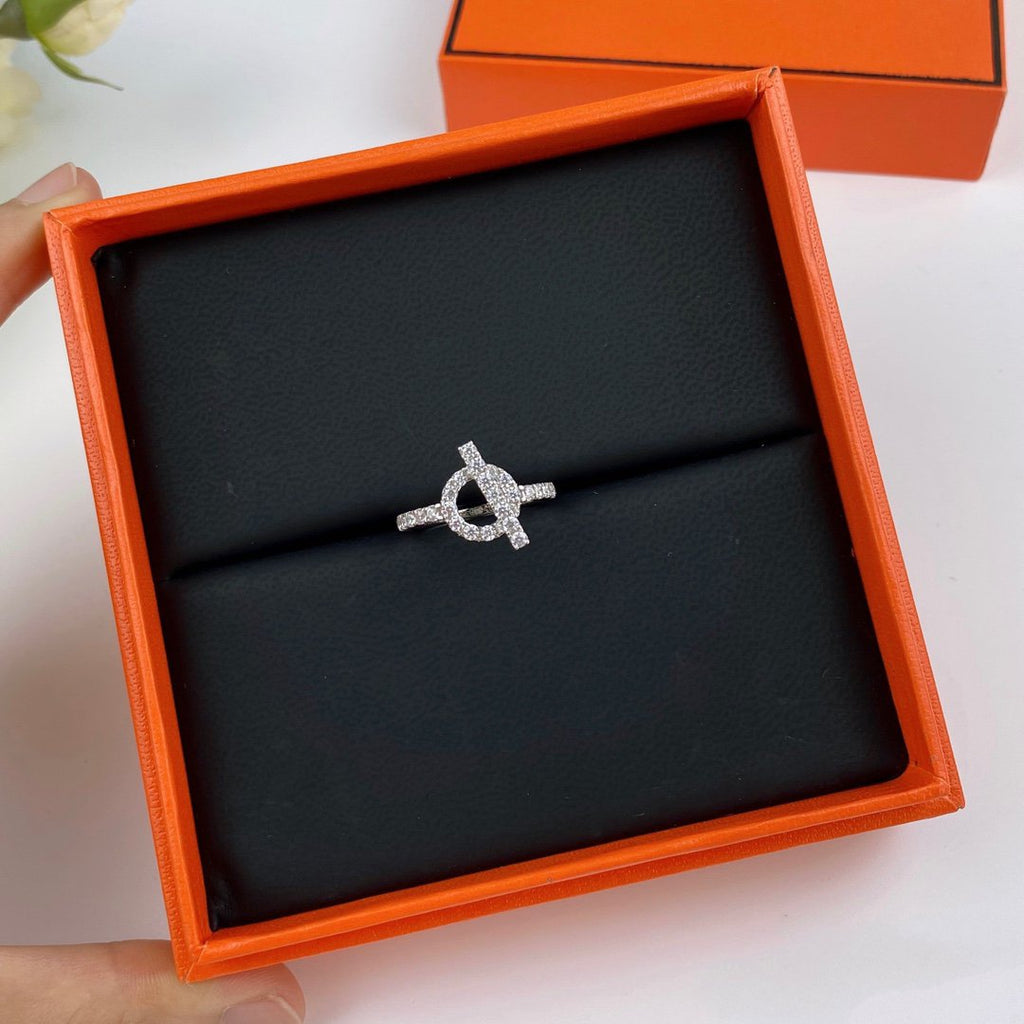 [LUXE JEWELRY]ECHAPPEE RING SILVER DIAMOND