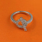 [LUXE JEWELRY]ECHAPPEE RING SILVER DIAMOND