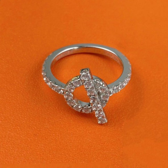 [LUXE JEWELRY]ECHAPPEE RING SILVER DIAMOND