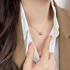 [LUXE JEWELRY]BEE MINI PEDANT DIAMOND NECKLACE