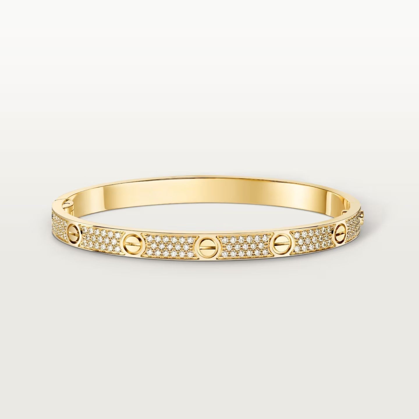 [LUXE JEWELRY] LOVE BRACELET 4.8MM DIAMOND-PAVED