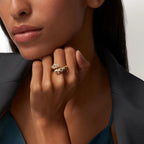 [LUXE JEWELRY] PANTHERE DOUBLE HEADED FULL DIAMOND  RING