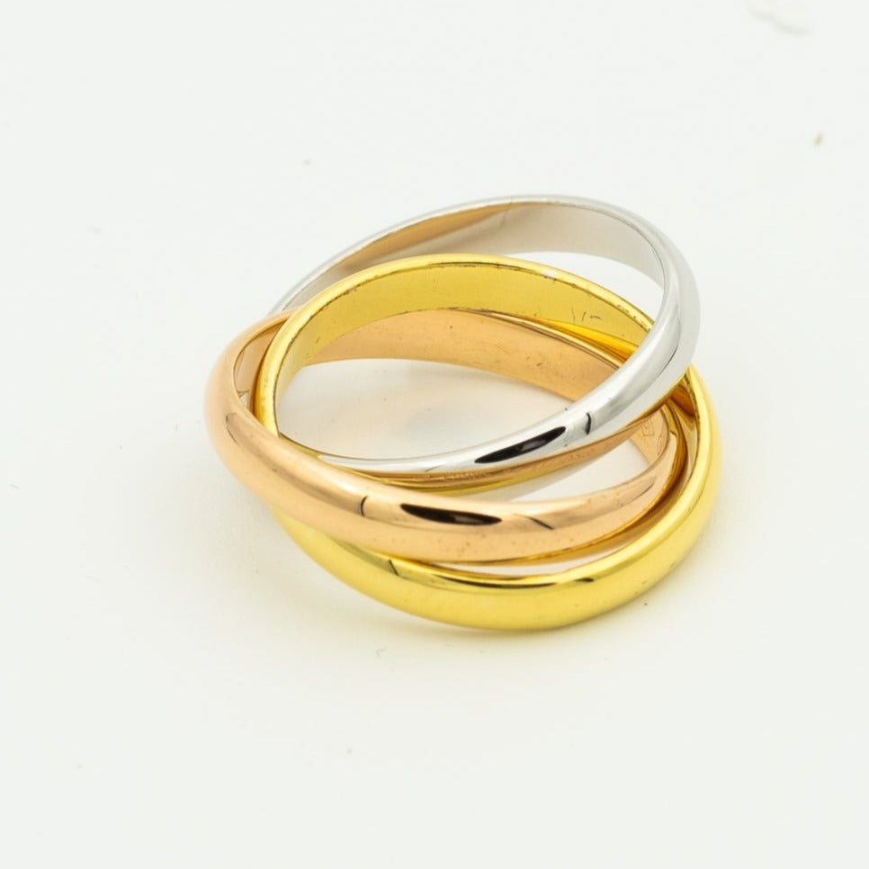 [Luxe]TRINITY RING GOLD PINK GOLD SILVER
