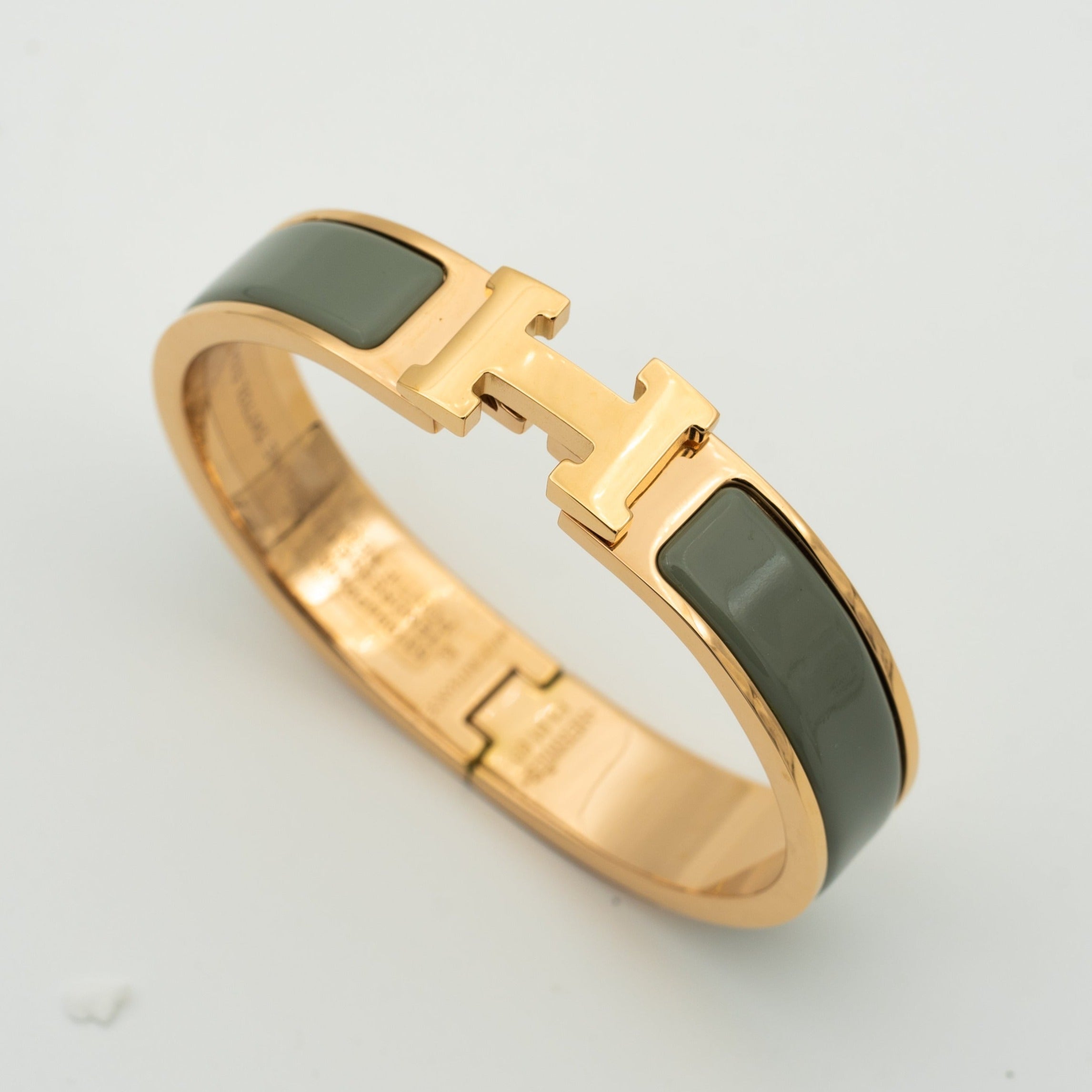 [LUXE JEWELRY]H BRACELET BLUE GREEN 12MM