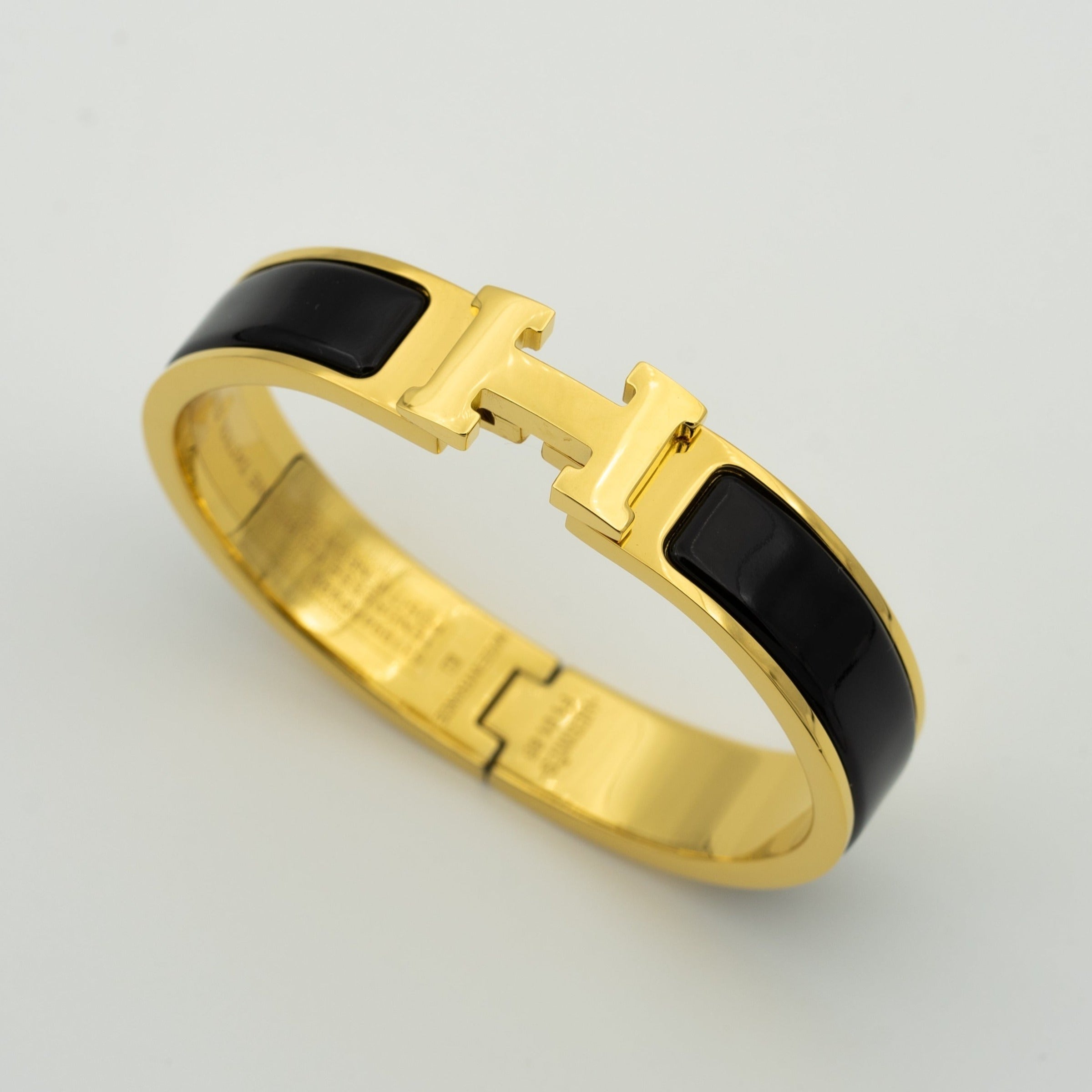 [LUXE JEWELRY]H BLACK BRACELET