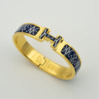 [LUXE JEWELRY]H BRACELET BLACK MULTICOLOR