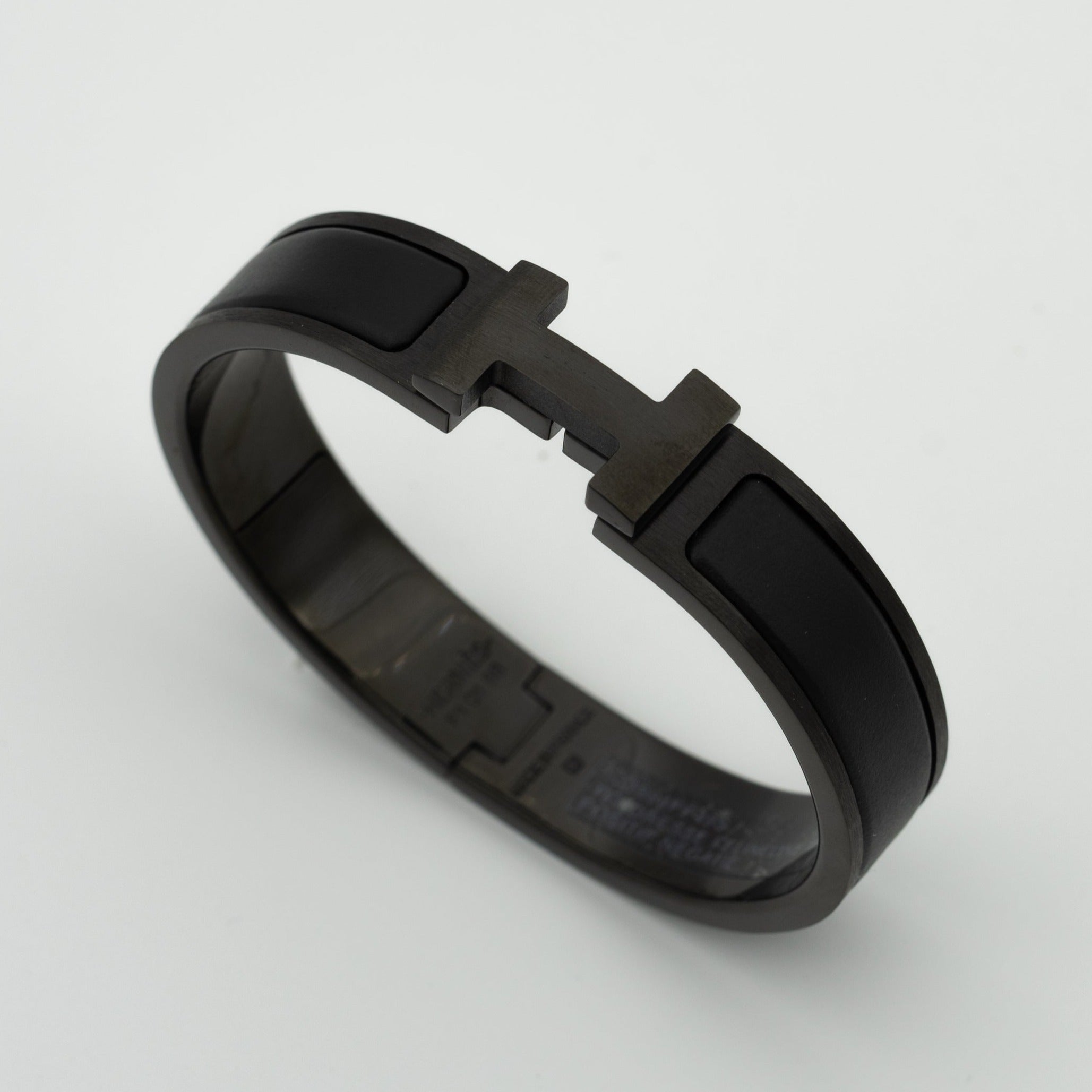 [LUXE JEWELRY]H SO BLACK 12MM