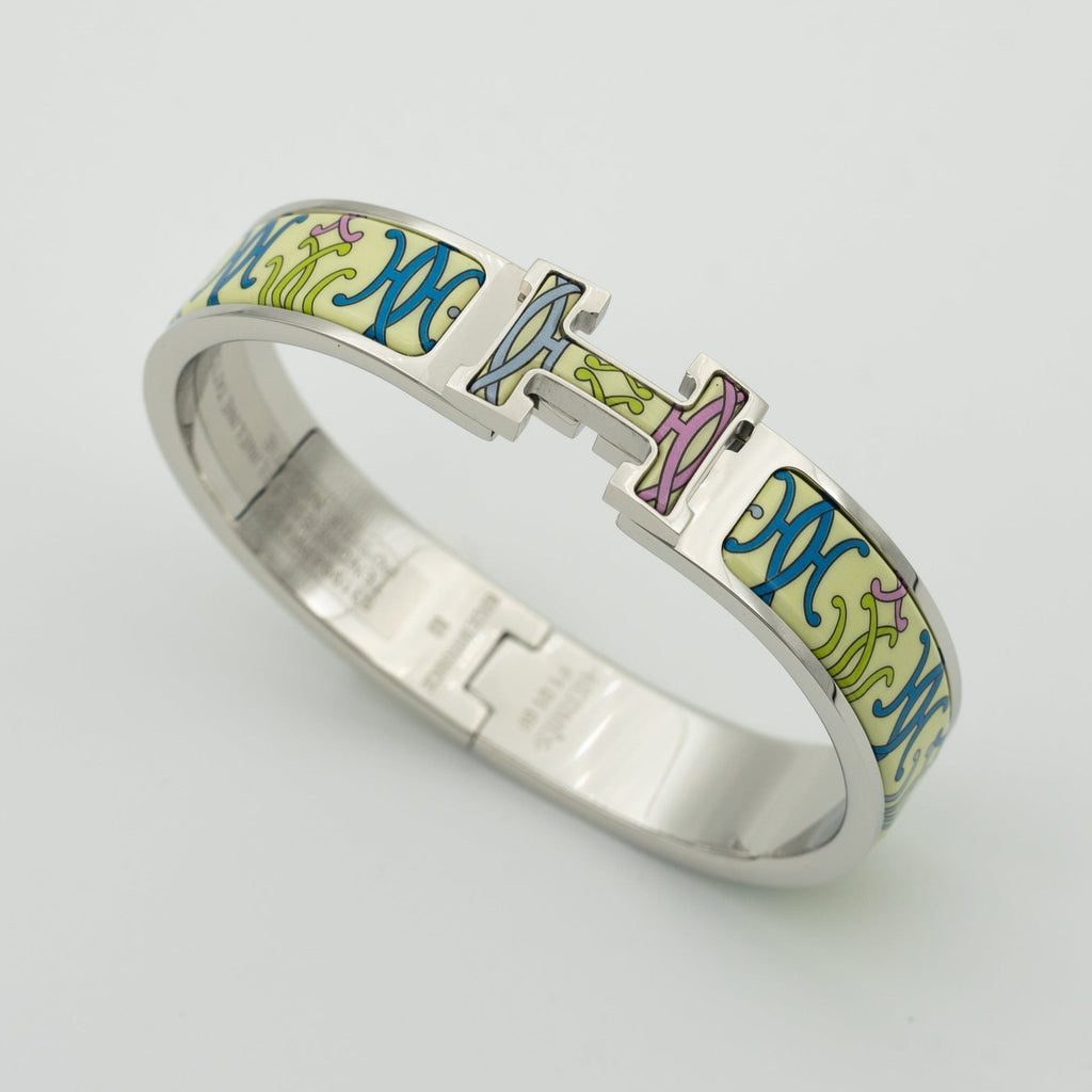 [LUXE JEWELRY]H BRACELET BEIGE MULTICOLOR