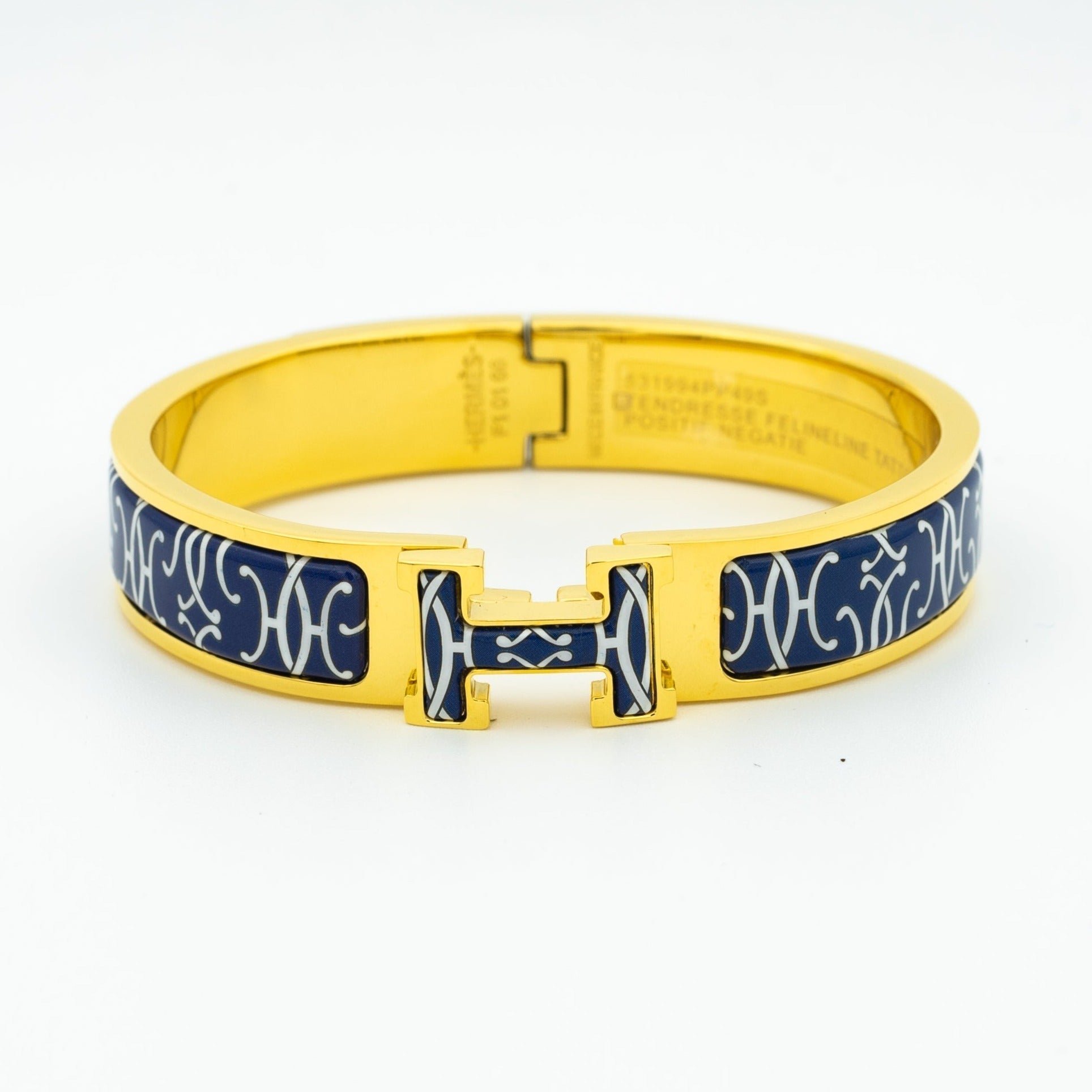 [LUXE JEWELRY]H BRACELET BLACK MULTICOLOR