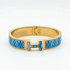 [LUXE JEWELRY]H BRACELET BLUE MULTICOLOR