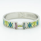 [LUXE JEWELRY]H BRACELET BEIGE MULTICOLOR
