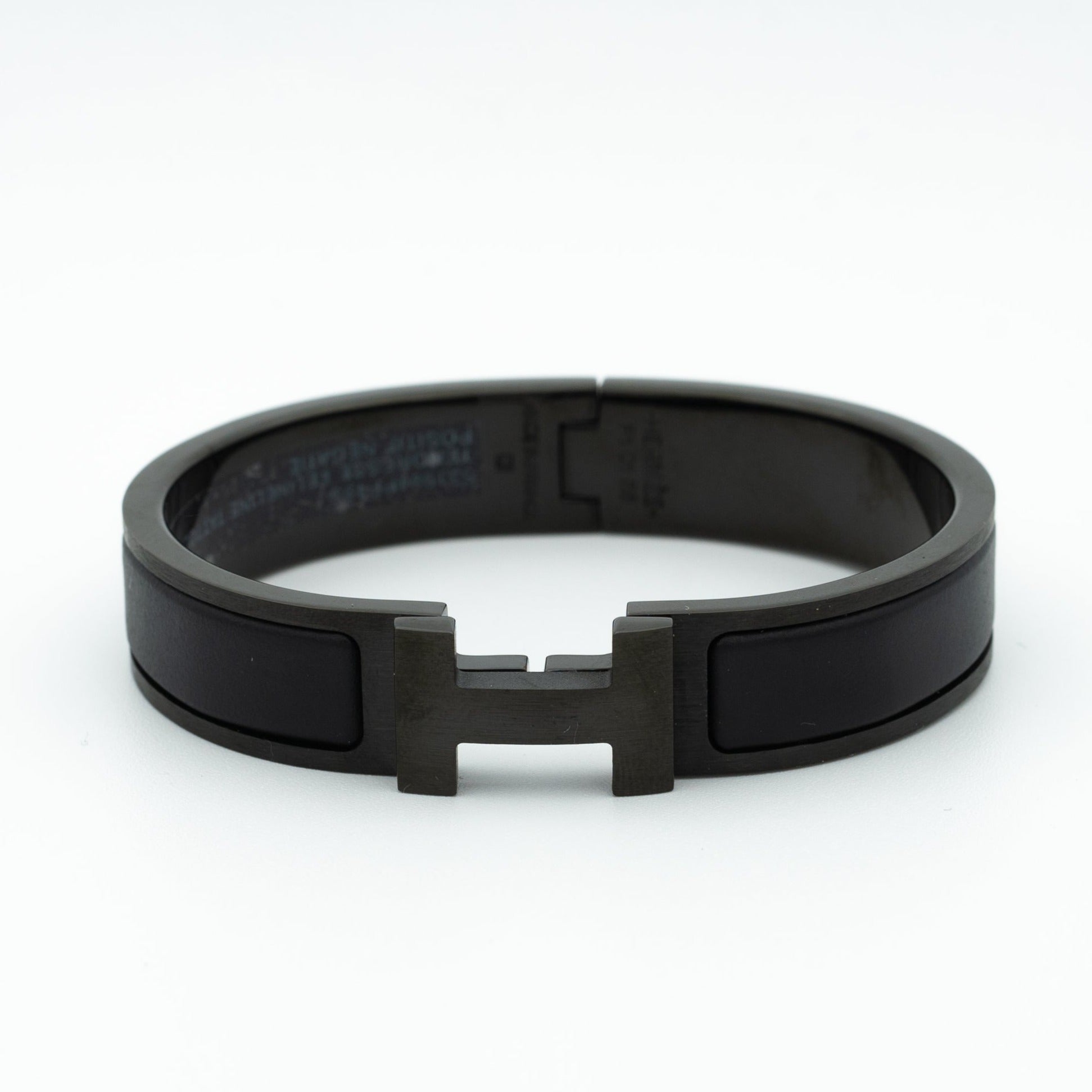 [LUXE JEWELRY]H SO BLACK 12MM