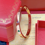 [LUXE JEWELRY]2026 RAINBOW LOVE BRACELET 6.1MM  10 DIAMONDS