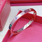 [LUXE JEWELRY]2026 RAINBOW LOVE BRACELET 6.1MM  10 DIAMONDS