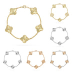 [Luxe] CLOVER 5 MOTIF LASER BRACELET COLLECTION