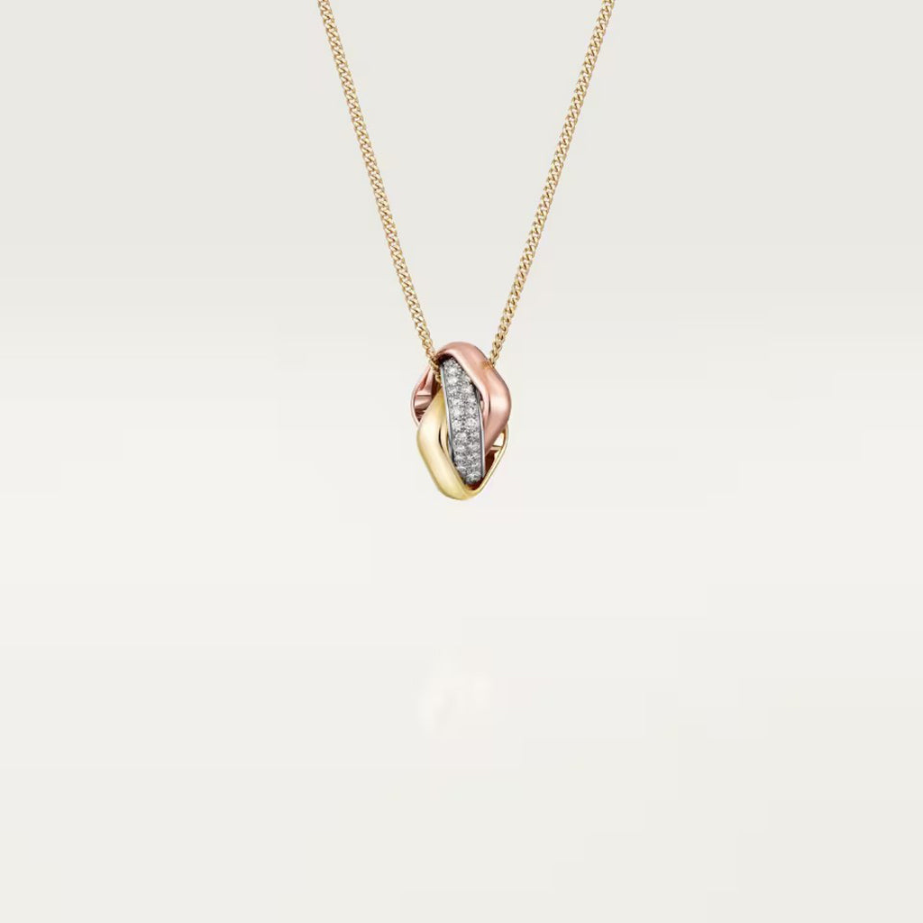 [LUXE JEWELRY] TRINITY CUSHION NECKLACE COLLECTION