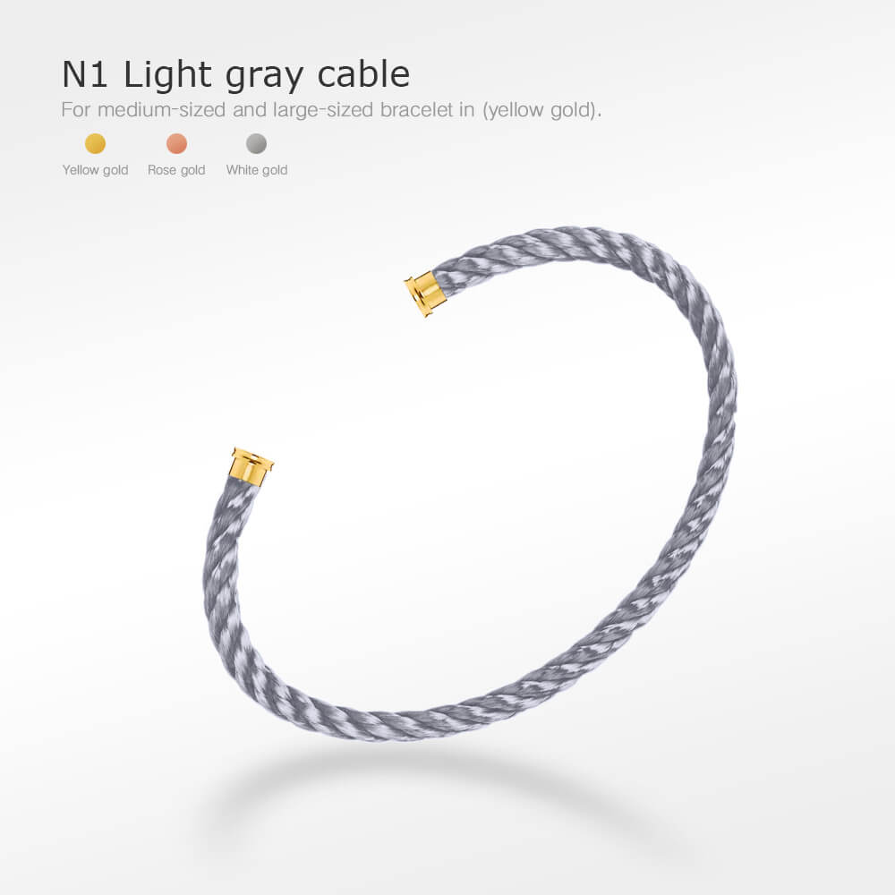 [LUXE JEWELRY]FORCE SERIES BRACELET CABLES 50 CHOICES (DIY SELECTION)