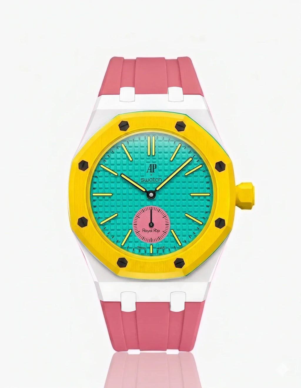 Silicone Strap & Case  Royal Pop Otg Roz(Customize  Colors)
