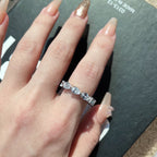 [LUXE] Bague de tennis exquise en forme de poire