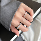 [LUXE] Bague de tennis ronde Eternity à coupe ronde