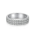 [LUXE] Bague de tennis ronde délicate