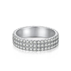 [LUXE] Bague de tennis ronde délicate