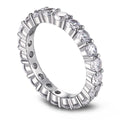 [LUXE] Bague de tennis ronde scintillante