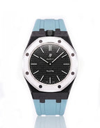 Silicone Strap & Case Royal Pop Ocho Negro(Customize  Colors)
