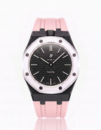 Silicone Strap & Case Royal Pop Ocho Negro(Customize  Colors)