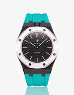 Silicone Strap & Case Royal Pop Ocho Negro(Customize  Colors)