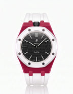 Silicone Strap & Case Royal Pop Ocho Negro(Customize  Colors)
