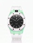 Silicone Strap & Case Royal Pop Ocho Negro(Customize  Colors)
