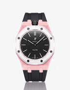 Silicone Strap & Case Royal Pop Ocho Negro(Customize  Colors)