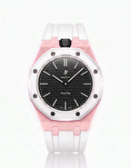 Silicone Strap & Case Royal Pop Ocho Negro(Customize  Colors)