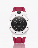 Silicone Strap & Case Royal Pop Ocho Negro(Customize  Colors)