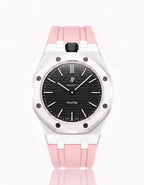Silicone Strap & Case Royal Pop Ocho Negro(Customize  Colors)