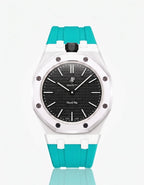 Silicone Strap & Case Royal Pop Ocho Negro(Customize  Colors)
