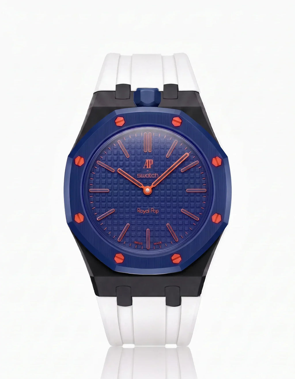 Silicone Strap & Case  Royal Pop Orenji Hachi(Customize  Colors)