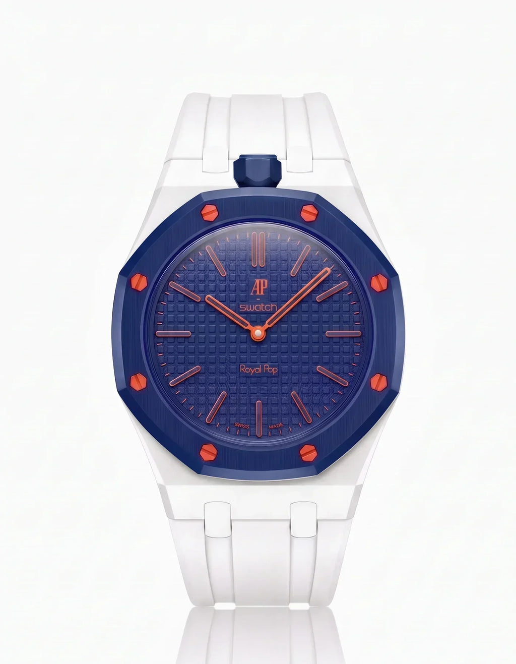 Silicone Strap & Case  Royal Pop Orenji Hachi(Customize  Colors)