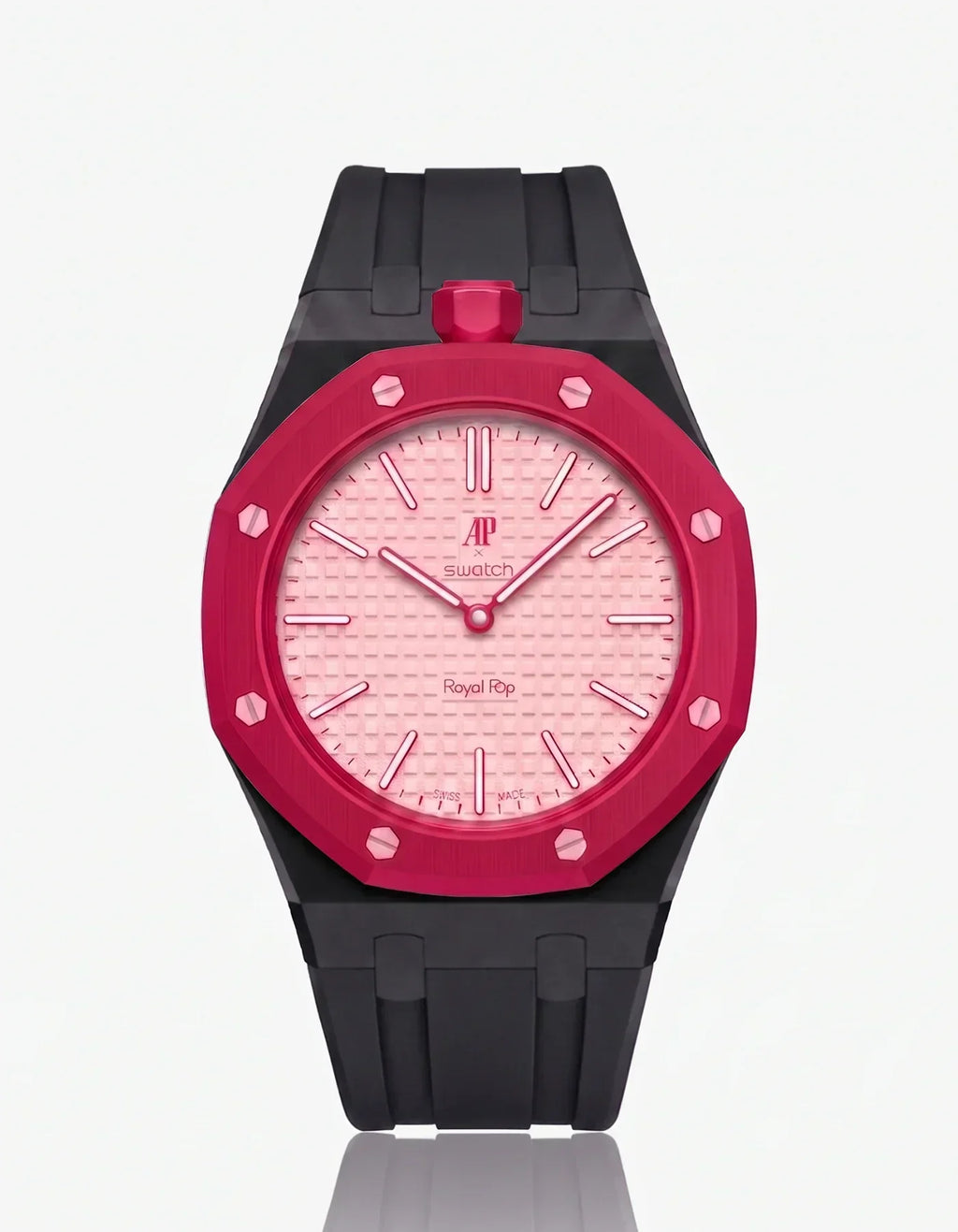 Silicone Strap &  Case  Royal Pop Otto Rosso(Customize  Colors)