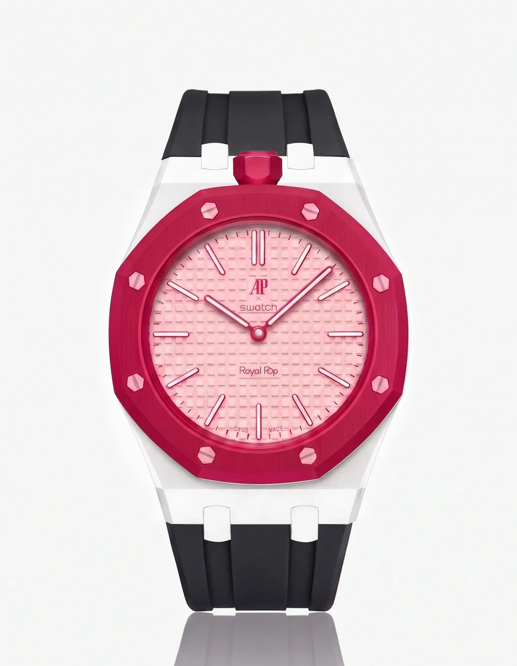 Silicone Strap &  Case  Royal Pop Otto Rosso(Customize  Colors)