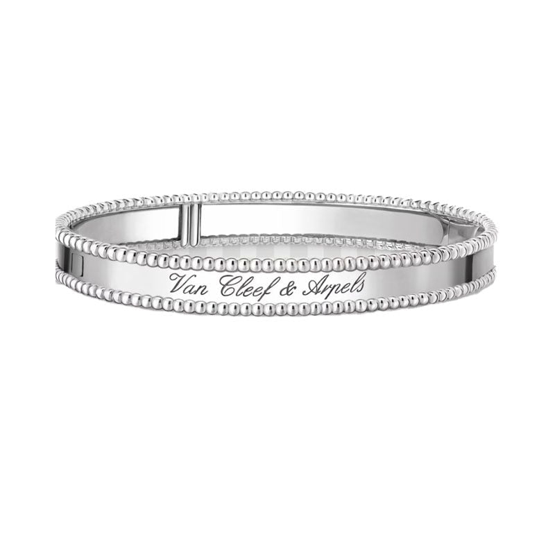 [LUXE JEWELRY]CLOVER PERLEE BRACELET SIGNATURE ENGRAVING SERIES