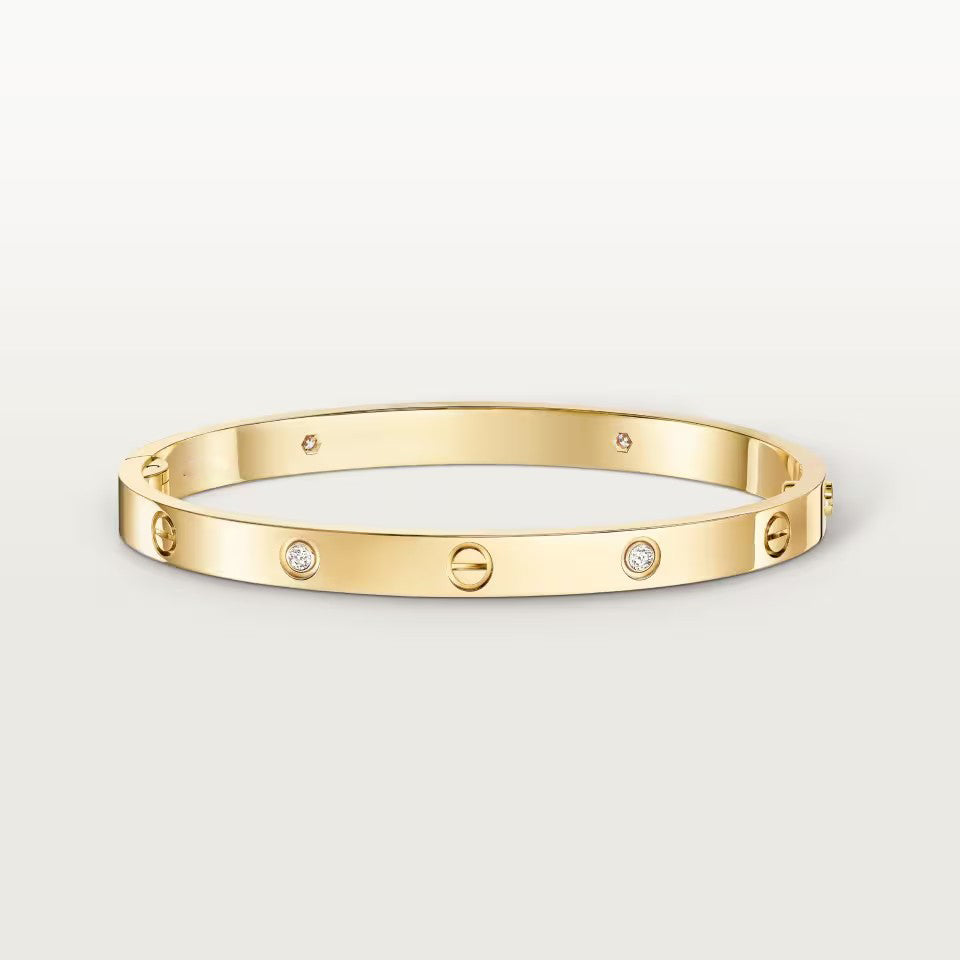 [LUXE JEWELRY] LOVE BRACELET 4.8MM 4 DIAMONDS