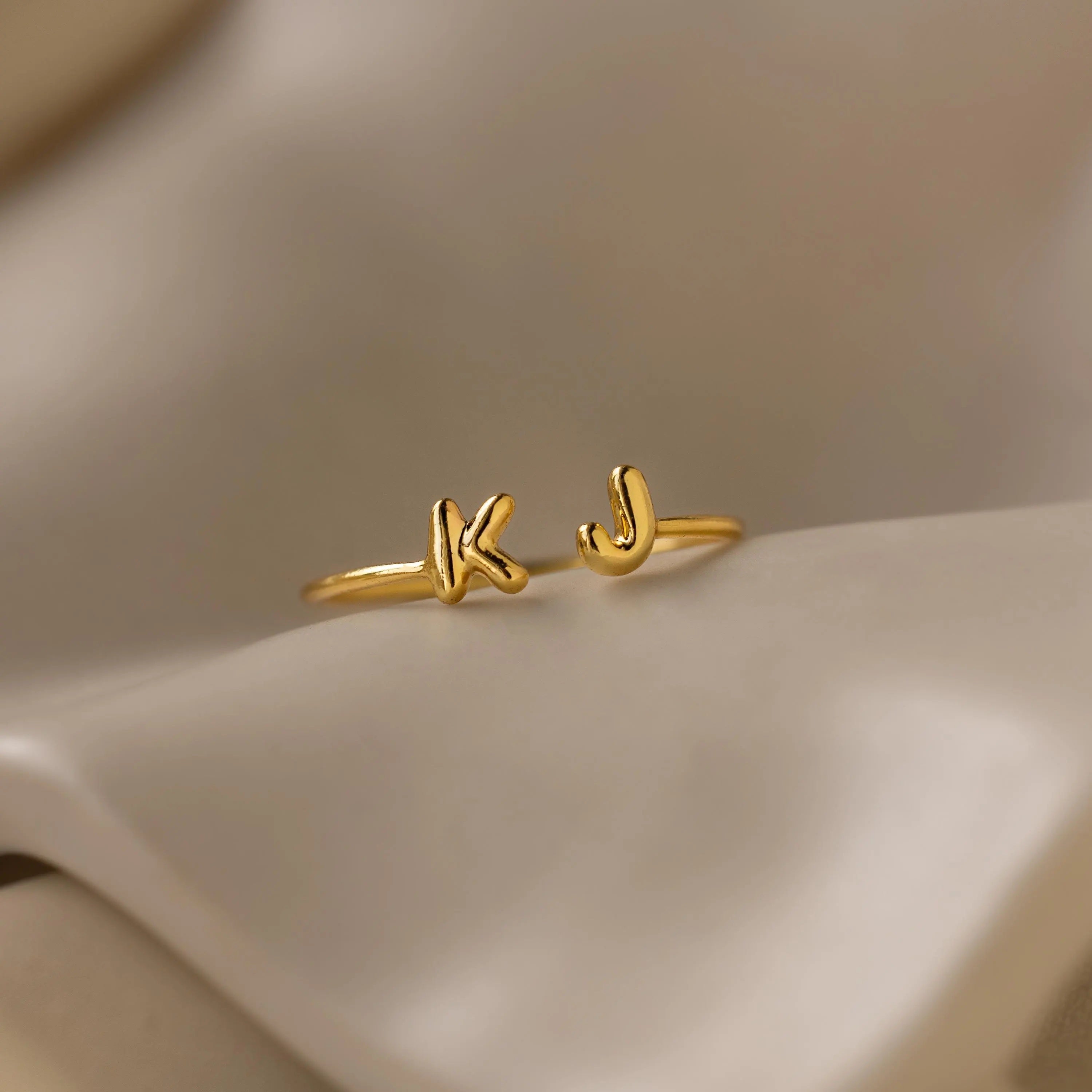 Duo Bubble Initial Ring