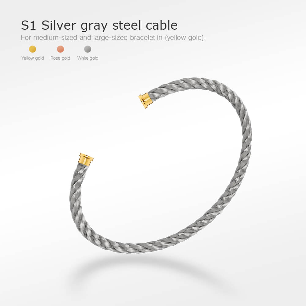 [LUXE JEWELRY]FORCE SERIES BRACELET CABLES 50 CHOICES (DIY SELECTION)