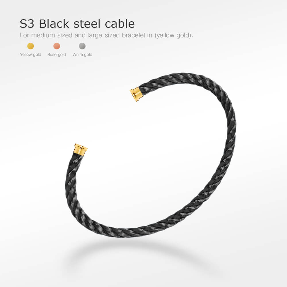 [LUXE JEWELRY]FORCE SERIES BRACELET CABLES 50 CHOICES (DIY SELECTION)